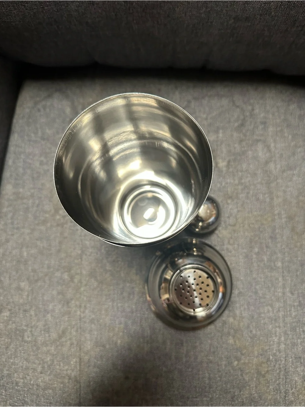 Pottery Barn Stainless Steel Cocktail Shaker - Dial-a-Cocktail